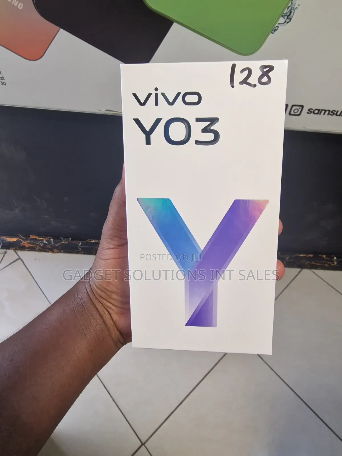 New Vivo Y03 128 GB Black