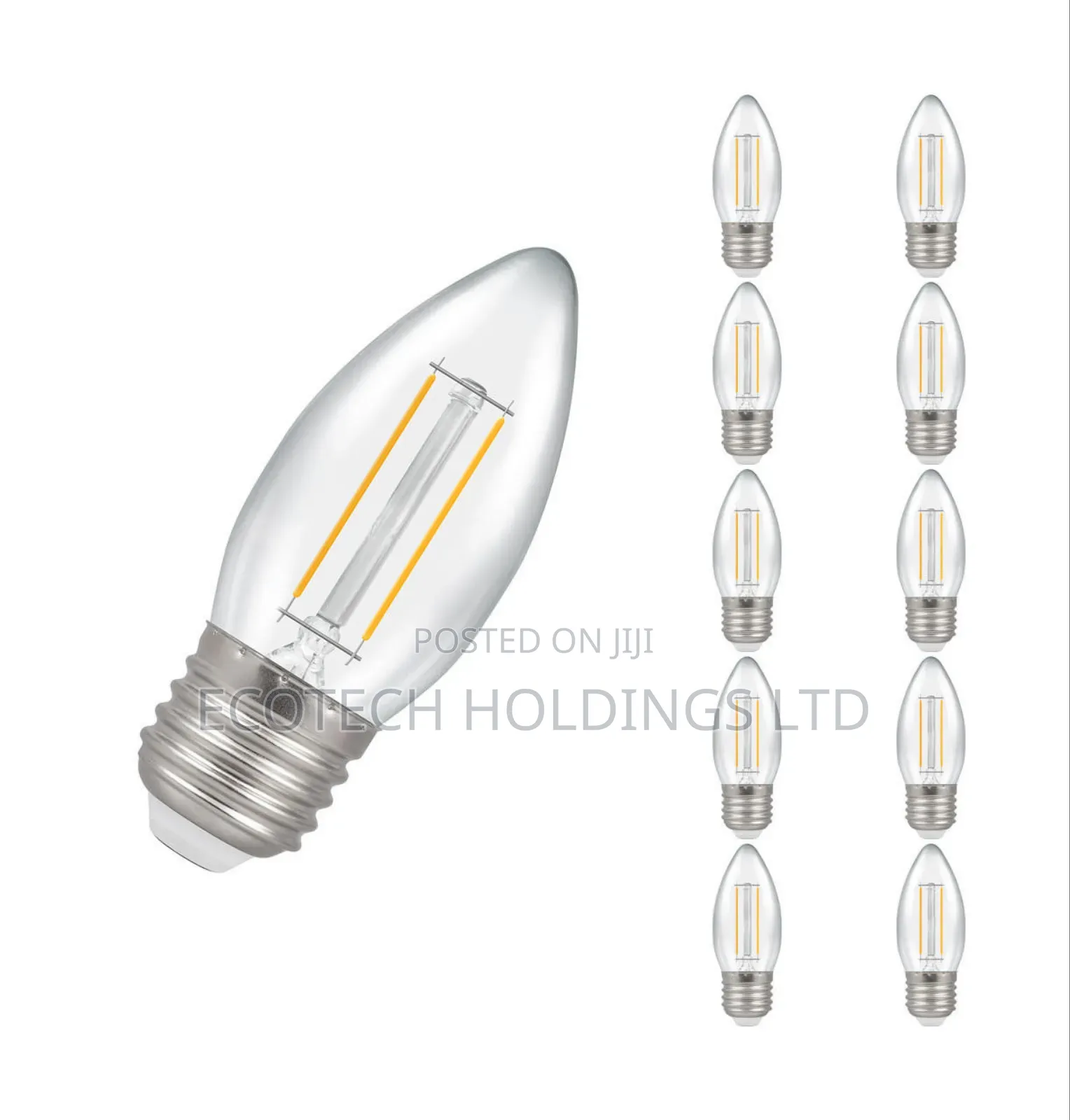 Frosted Candle Bulbs E27(Warm White) M8