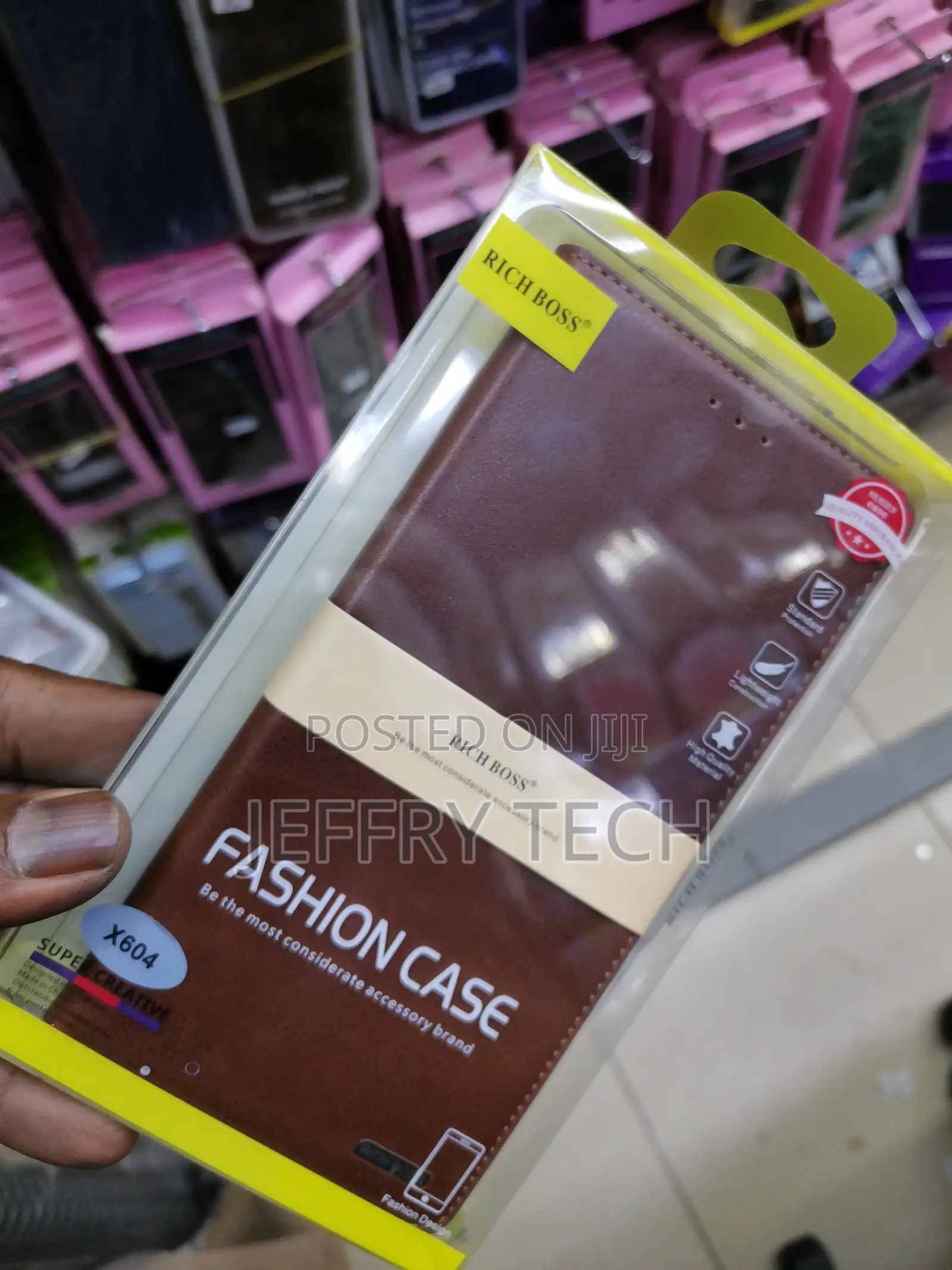 Universal Infinix Note 5 X604 Wallet Case-Brown