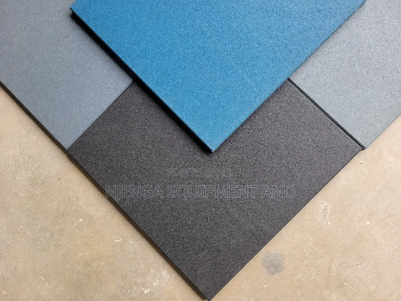 Commercial Gym Rubber Tiles Available