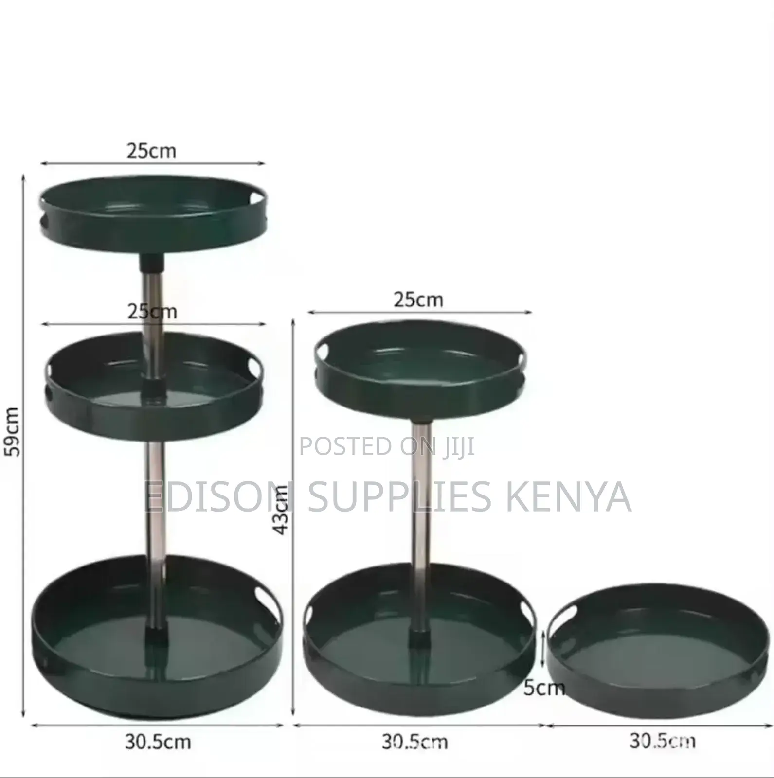 Rotating Spice Rack 360° Rotating Organizer Large Capacity