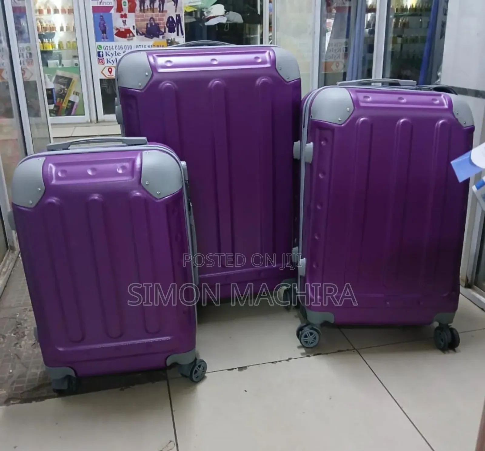 3 in 1 Fibre Suitcase