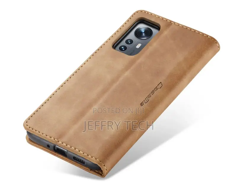 Xiaomi Mi 12 Retro Flip Leather Wallet Case Brown