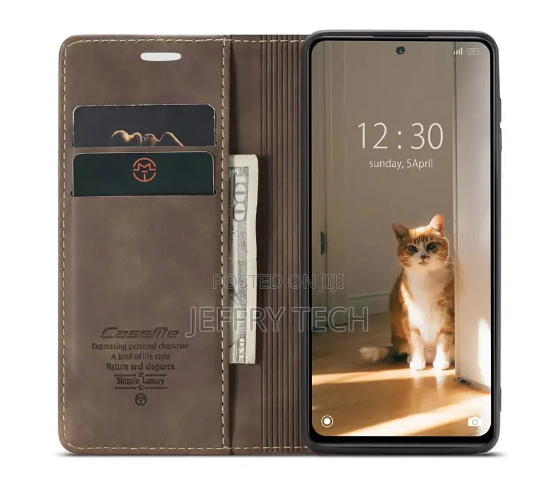 Xiaomi Mi 12 Retro Flip Leather Wallet Case Coffee