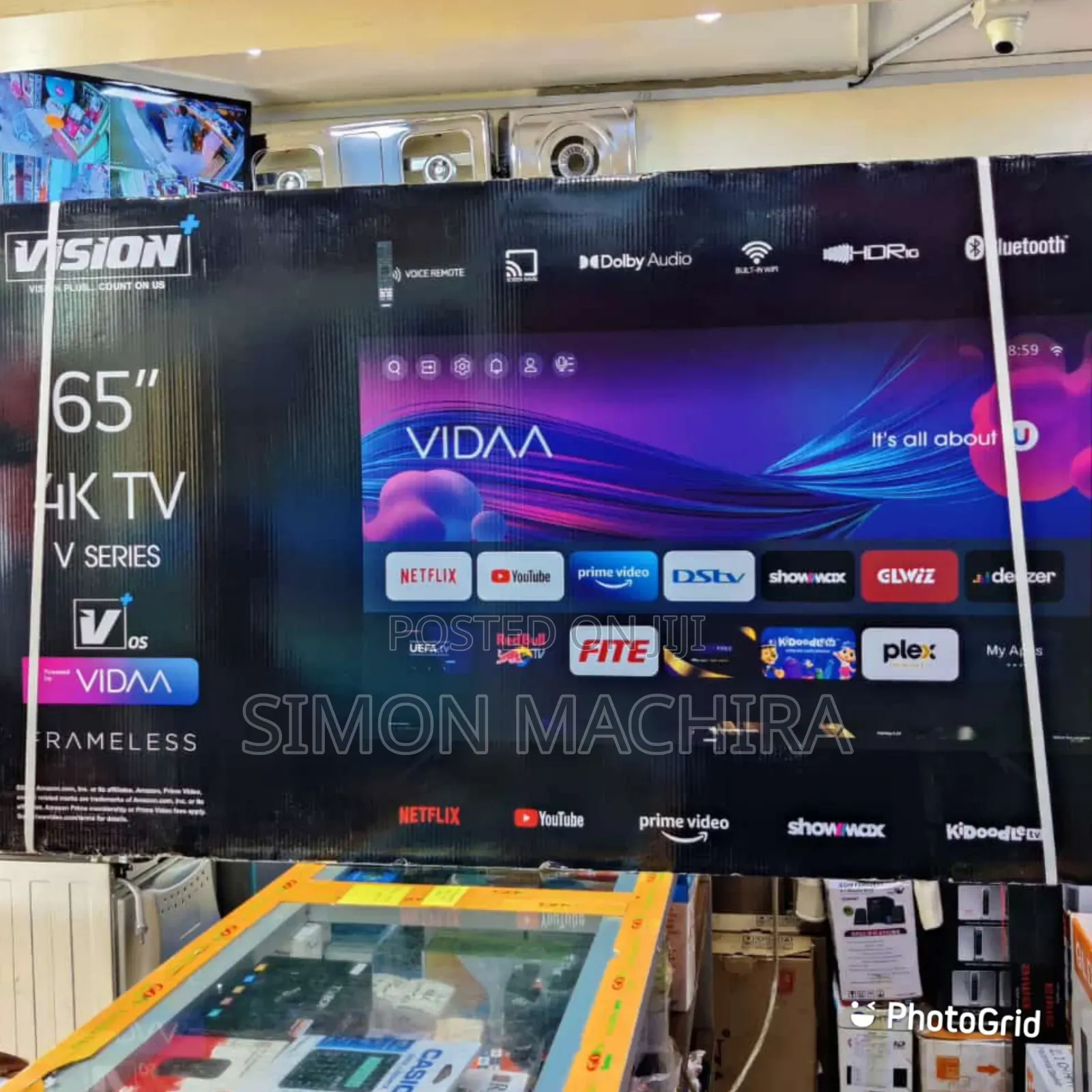 Vision+ 65 Inch Frameless TV