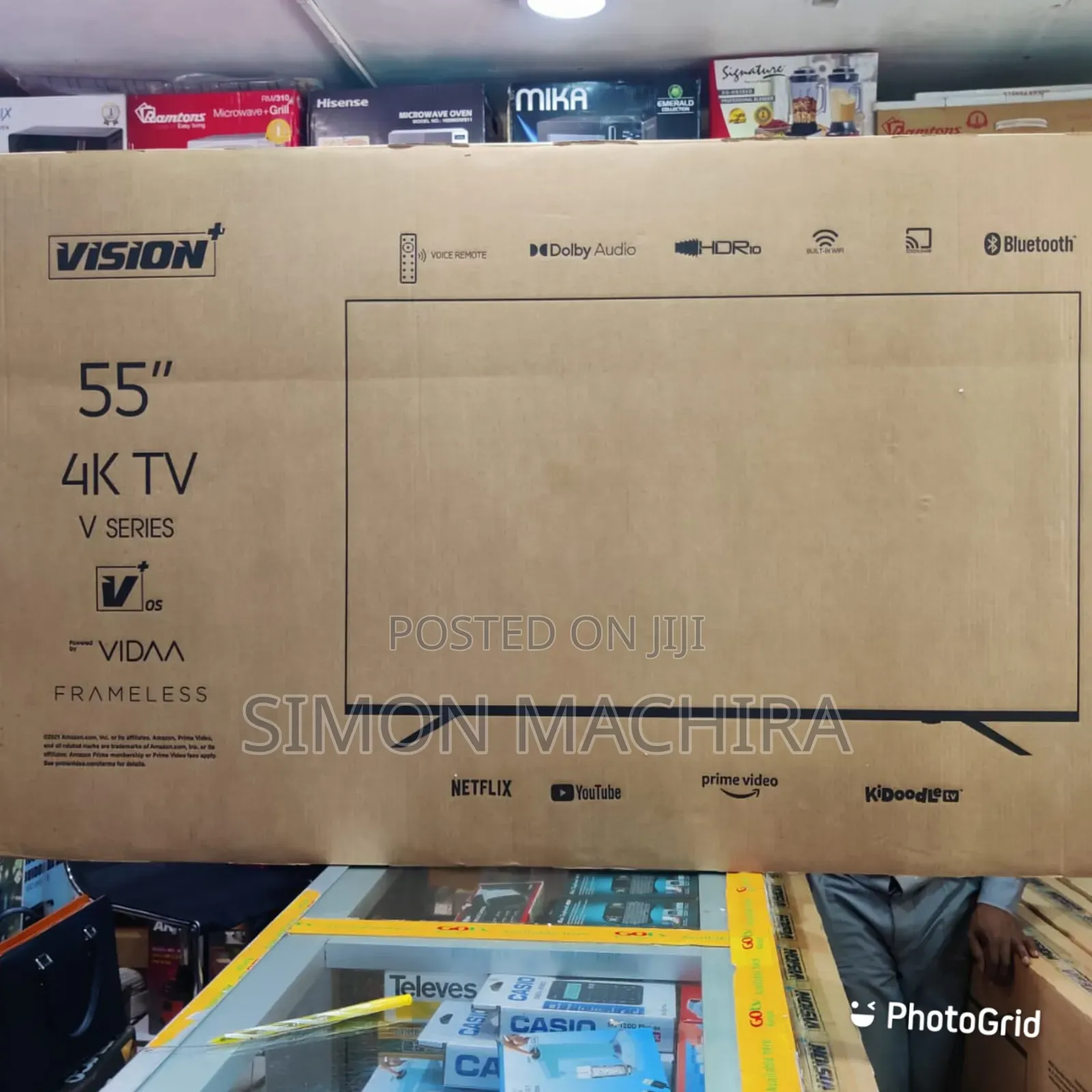 Vision Plus 55 Inch Frameless Smart Tv