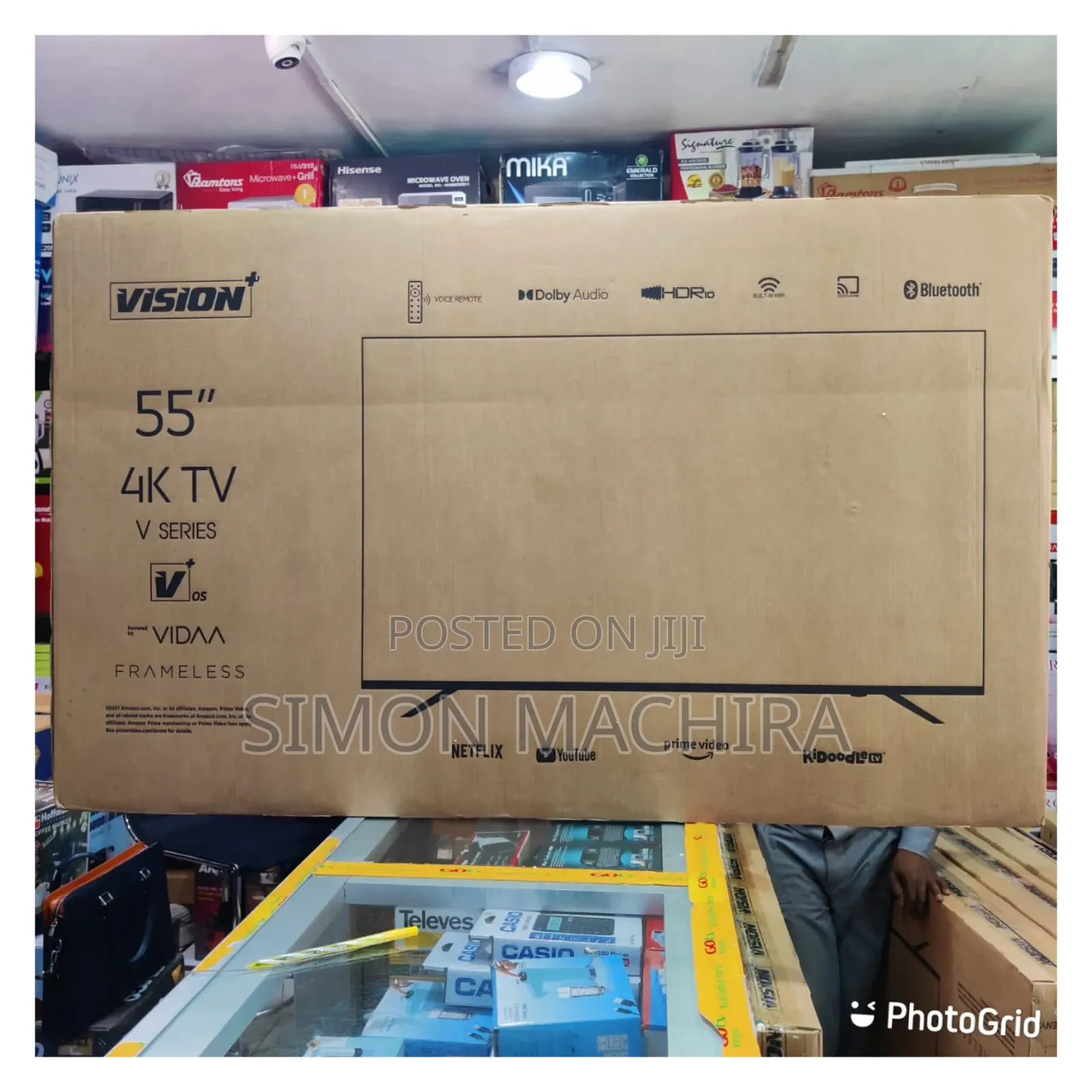 Vision Plus 55 Inch Frameless Smart Tv