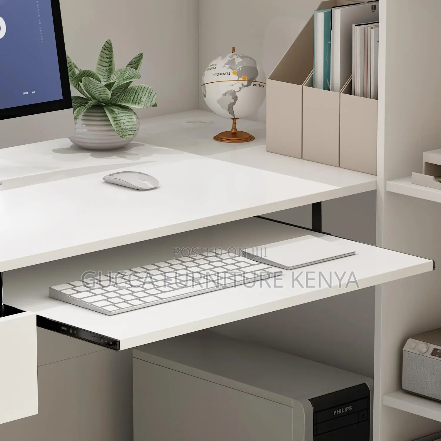Office Furniture: L-Shaped Contemporary Reception Desk