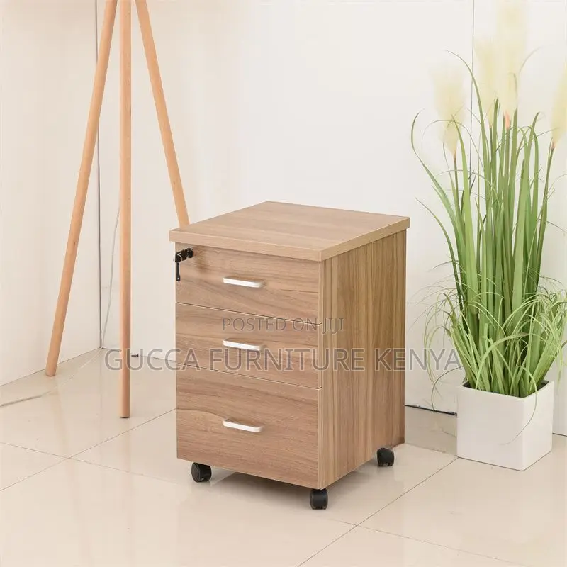 Cabinets: Mobile 3-Drawer Office Table Storage Cabinet