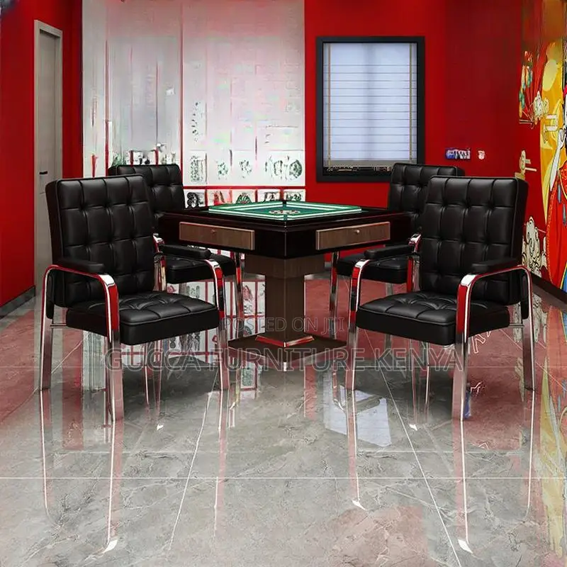 Office Chairs: Dark Gray Simple Conference Room Chair