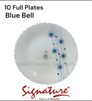 Set of 6 Signature Plates Blue Bell