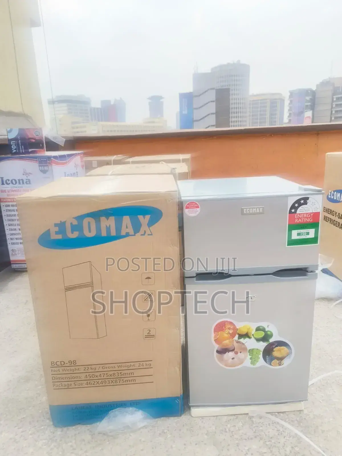 Ecomax 90 Litres Single Door Refrigerator