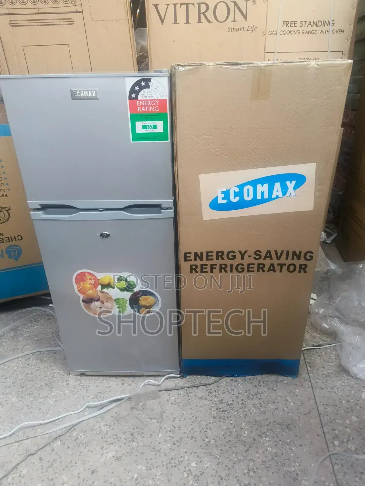 Ecomax 118 Litres Double Door Refrigerator