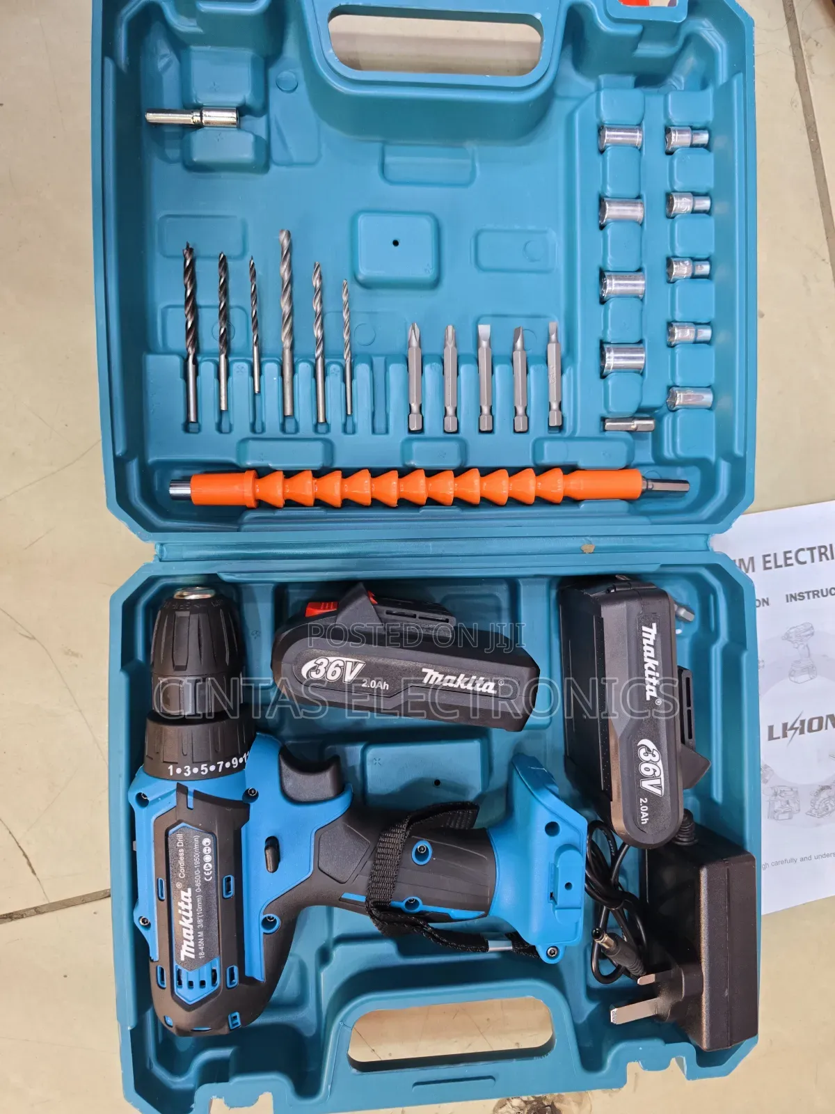 Cordless 36v Makita Drill