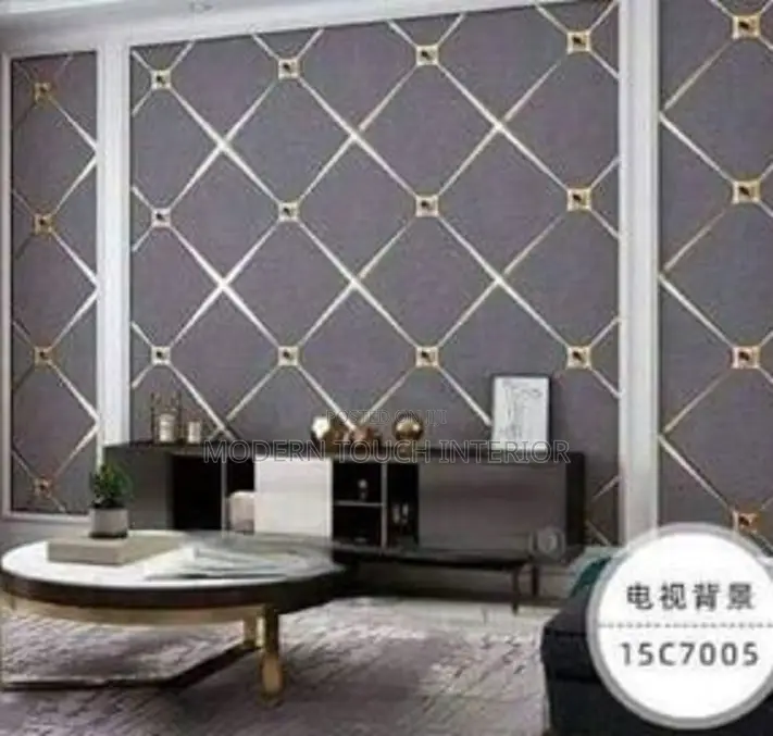 Textured 3D Floral Wallpaper