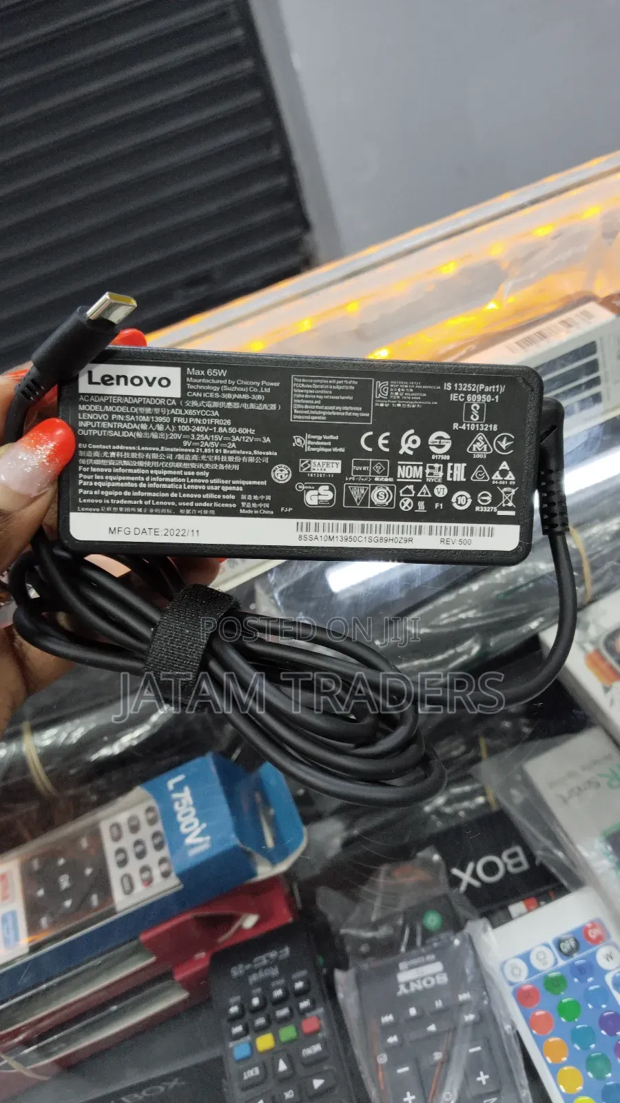 Lenovo Type C Adapter, 65 Watts