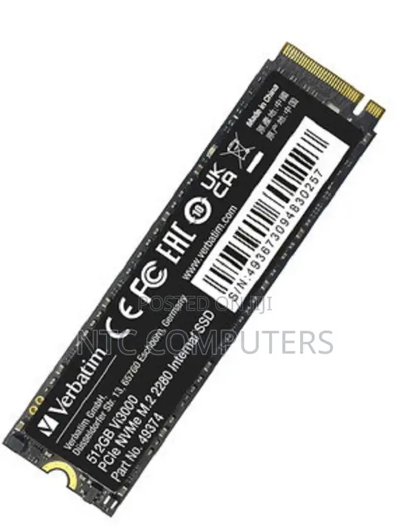 Verbatim Vi3000 Internal SSD M.2 Pcie Gen 3*4 Nvme 2280 - 51