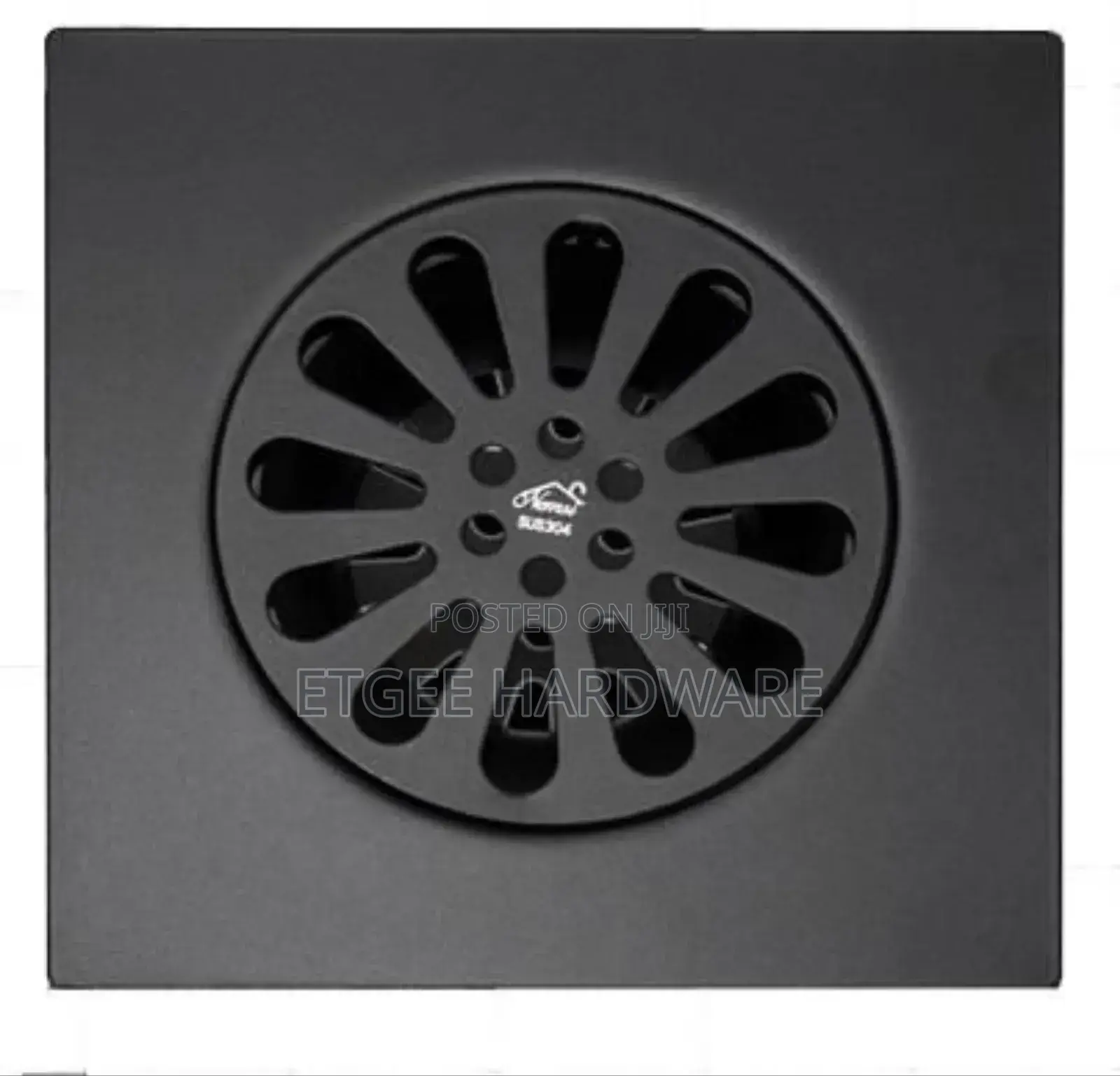 151B -Floor Strainer 15cmx15cm- Black