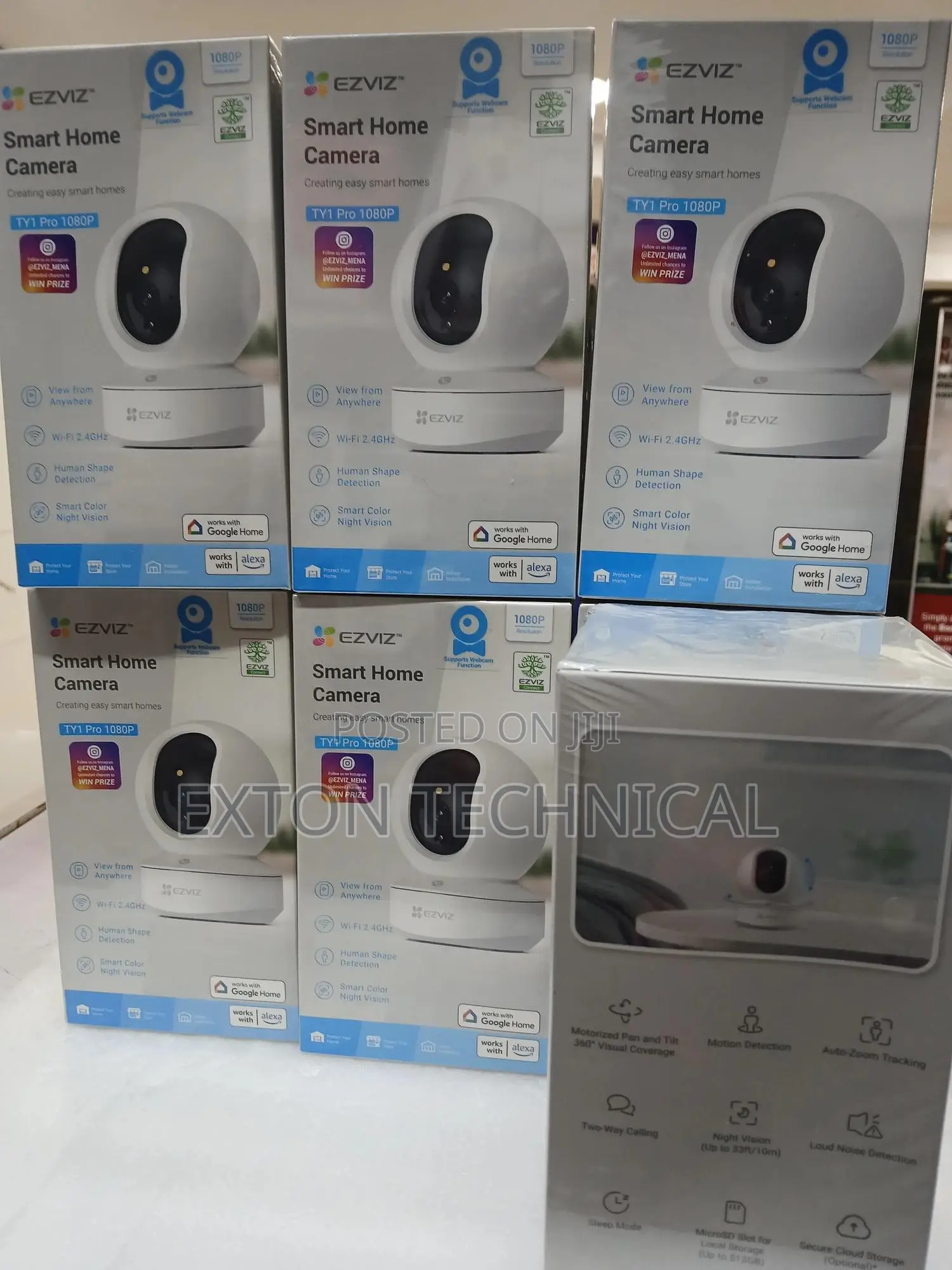 Ezviz TY1 Indoor Full HD Wifi PTZ Camera 2way Audio