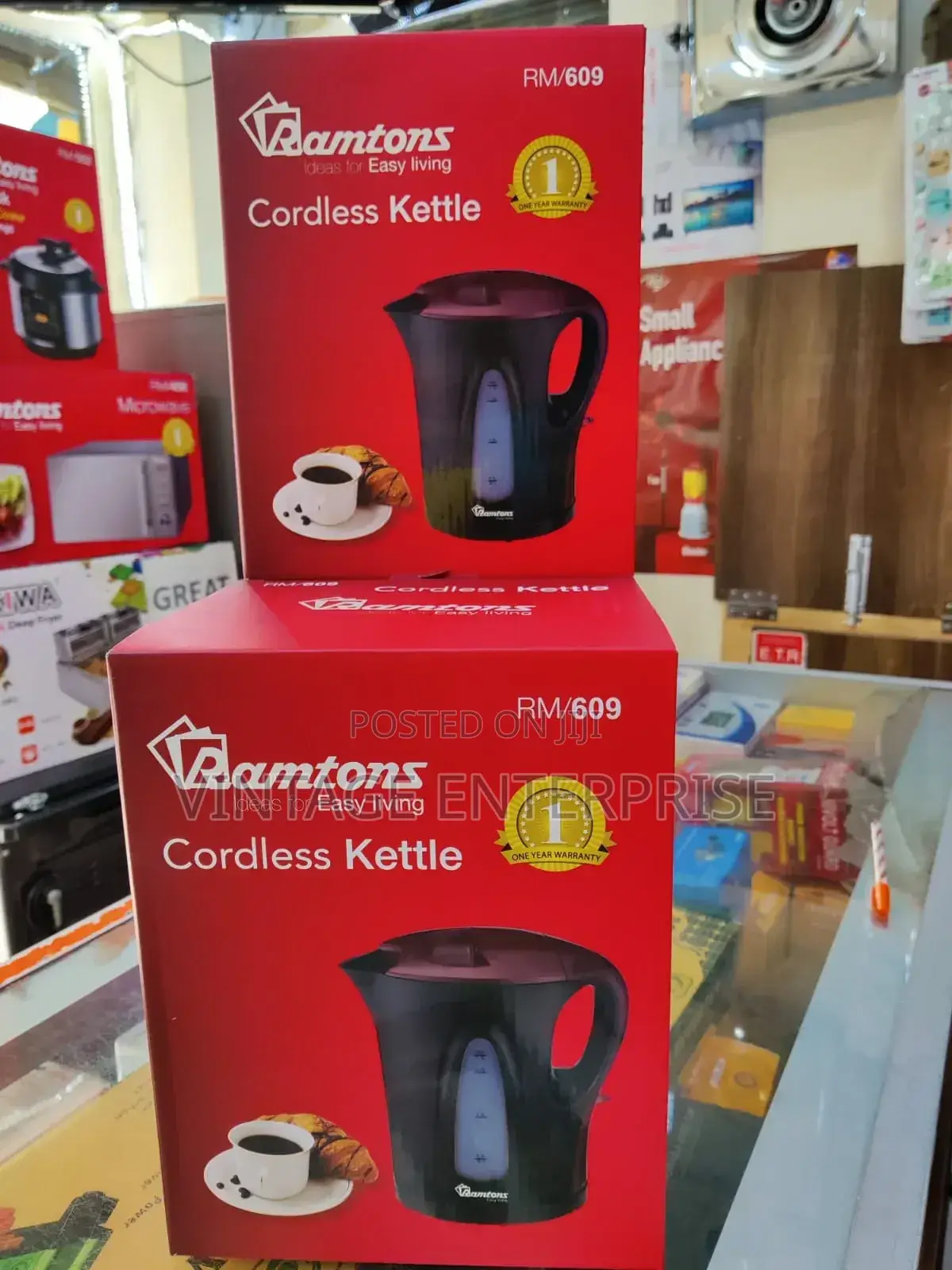 *Ramtons Cordless Kettle 1.7L*