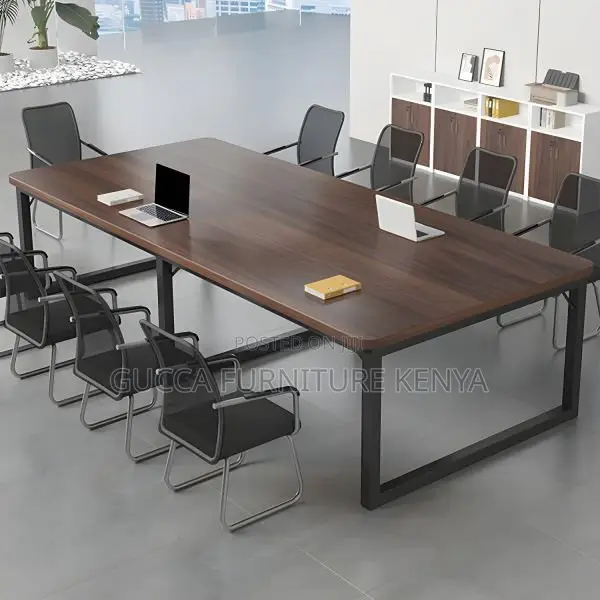 Conference Tables:2400mm Simple Wooden Top Conference Table