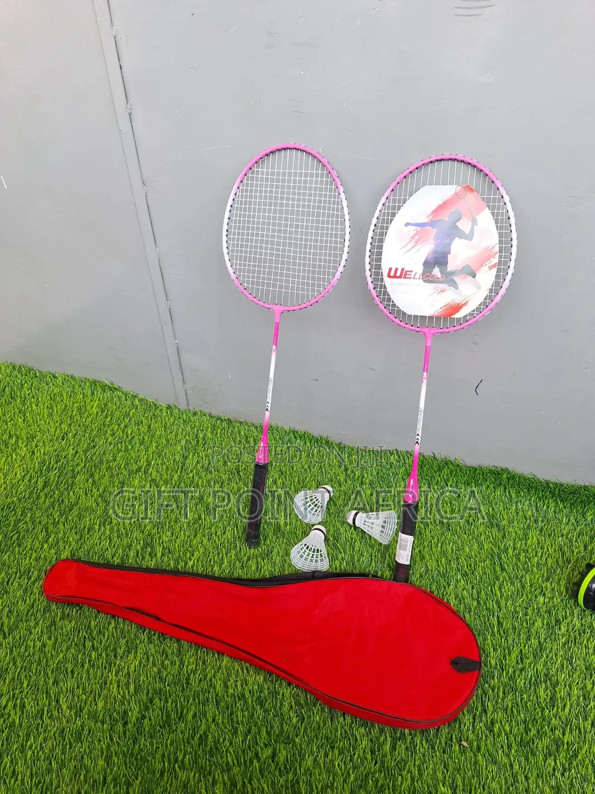 Tennis Badminton Racket With 2 Rackets and 3 Shuttlecocks