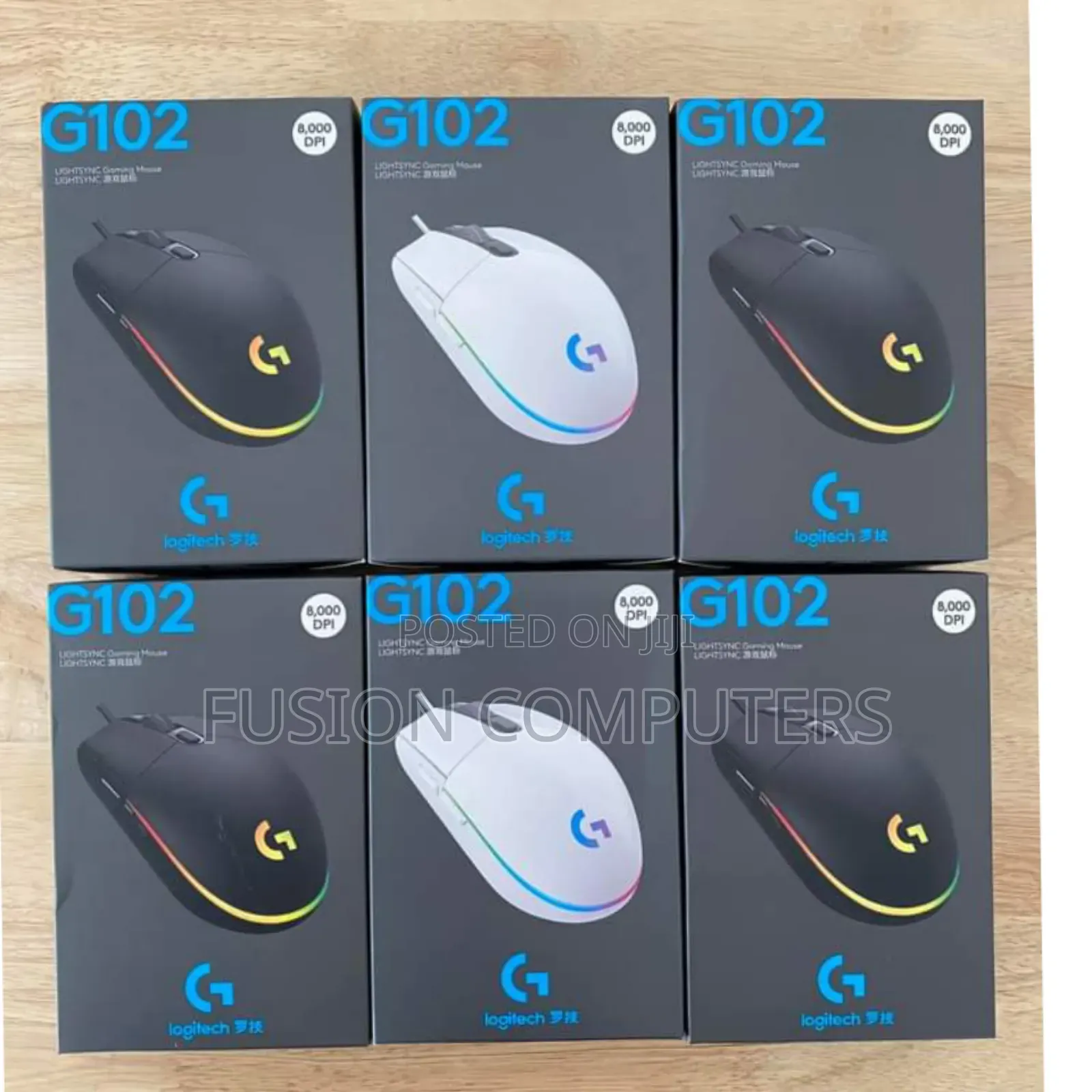 Logitech G102 LIGHTSYNC RGB 6 Button Gaming Mouse
