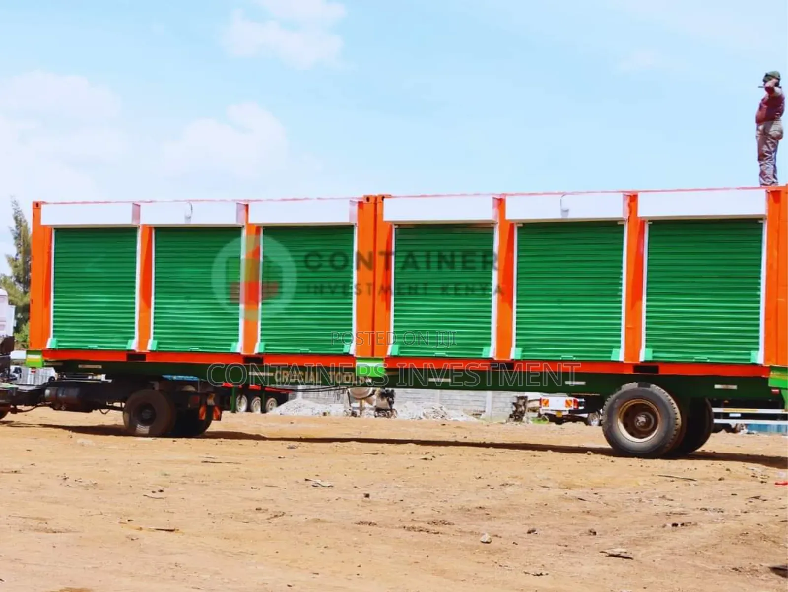 40ft Container With 5 Stalls- Pre-Ordered- Tailor Made.