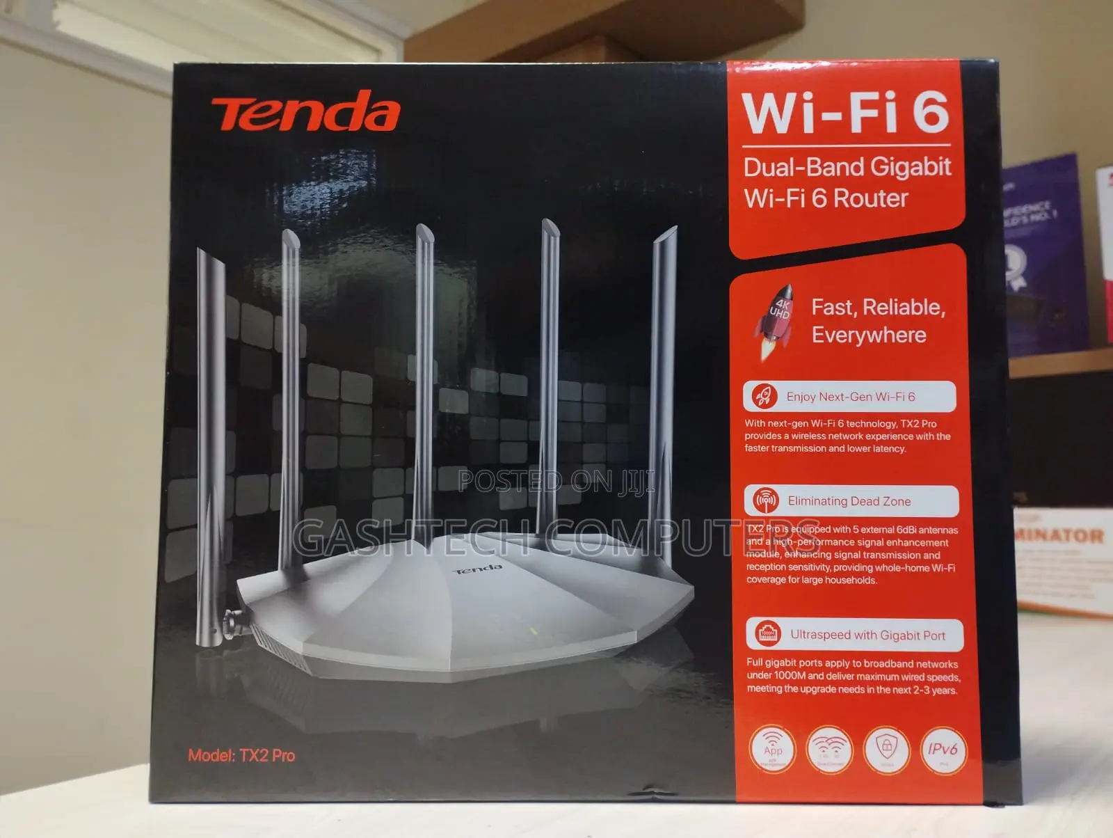Tenda TX2 Pro Dual-Band Gigabit Wi-Fi 6 Router