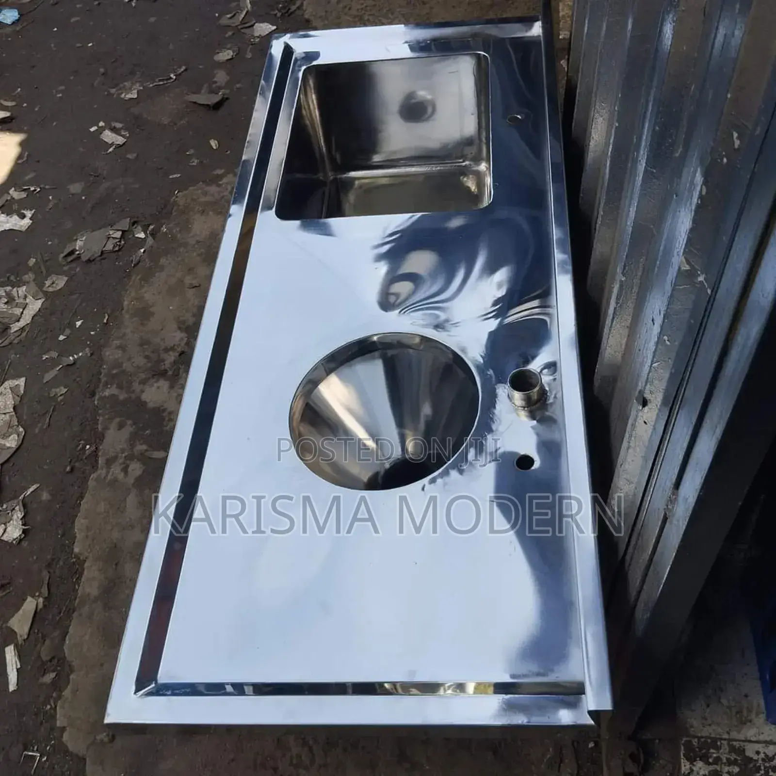 Double Sluice and Single Bowl Sink