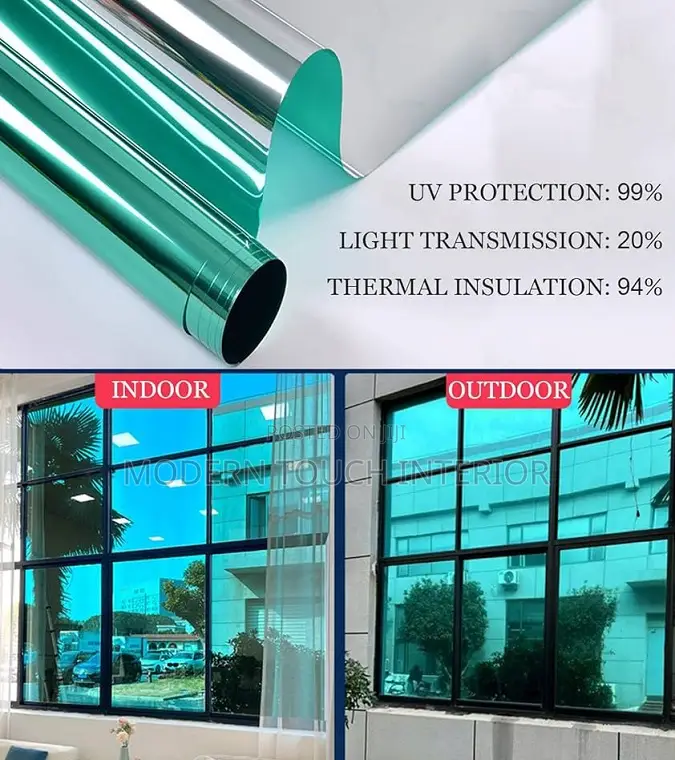 Green Uv-Blocking Reflective Window Film