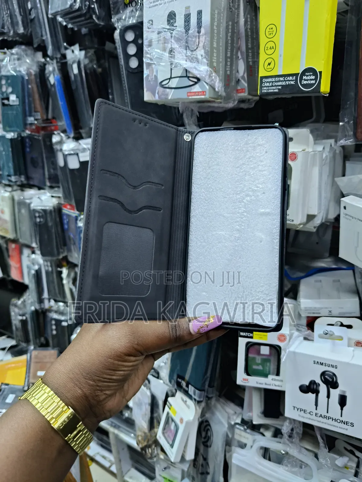 Infinix Hot 50i Leather Flip Case