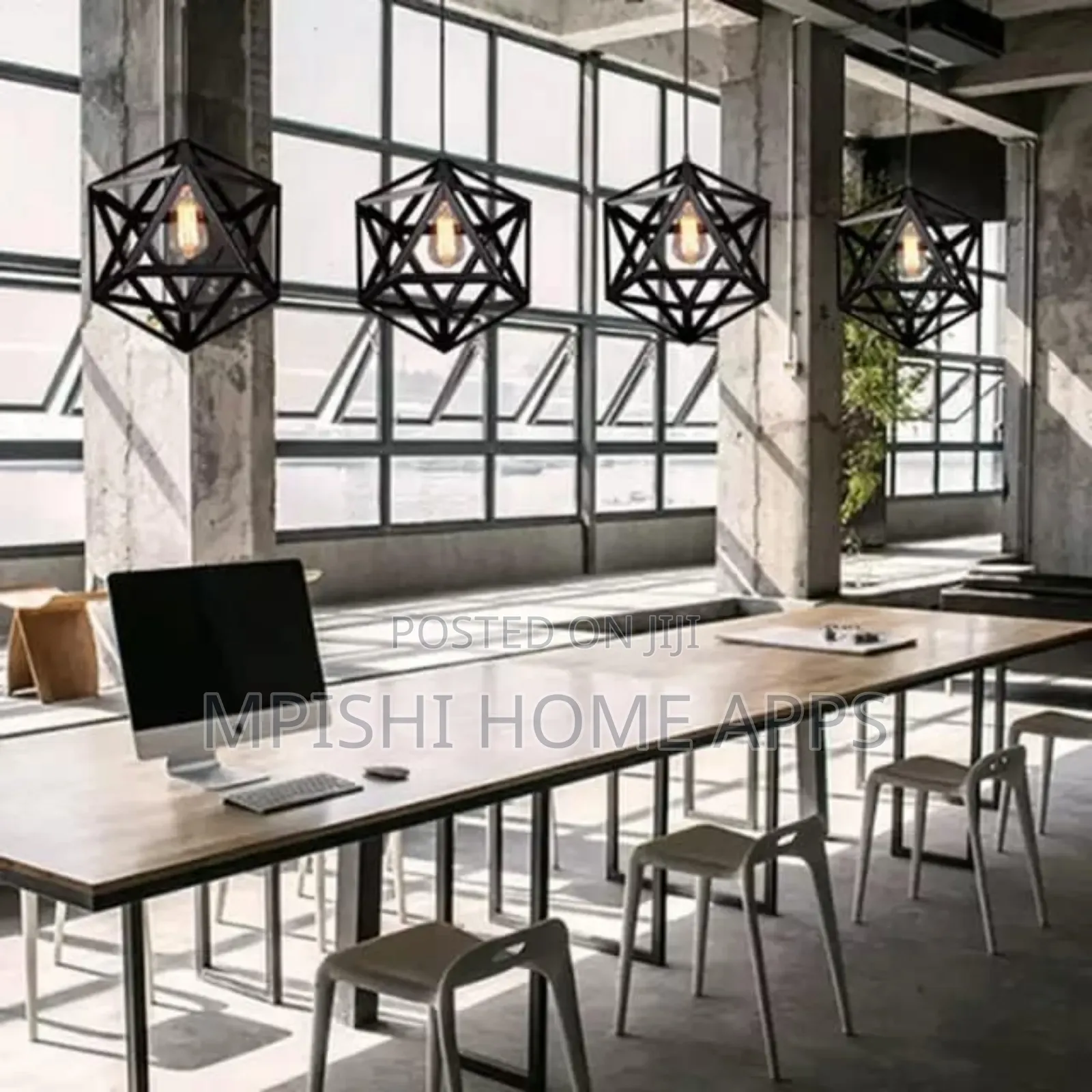Diamond Shape Pendant Light