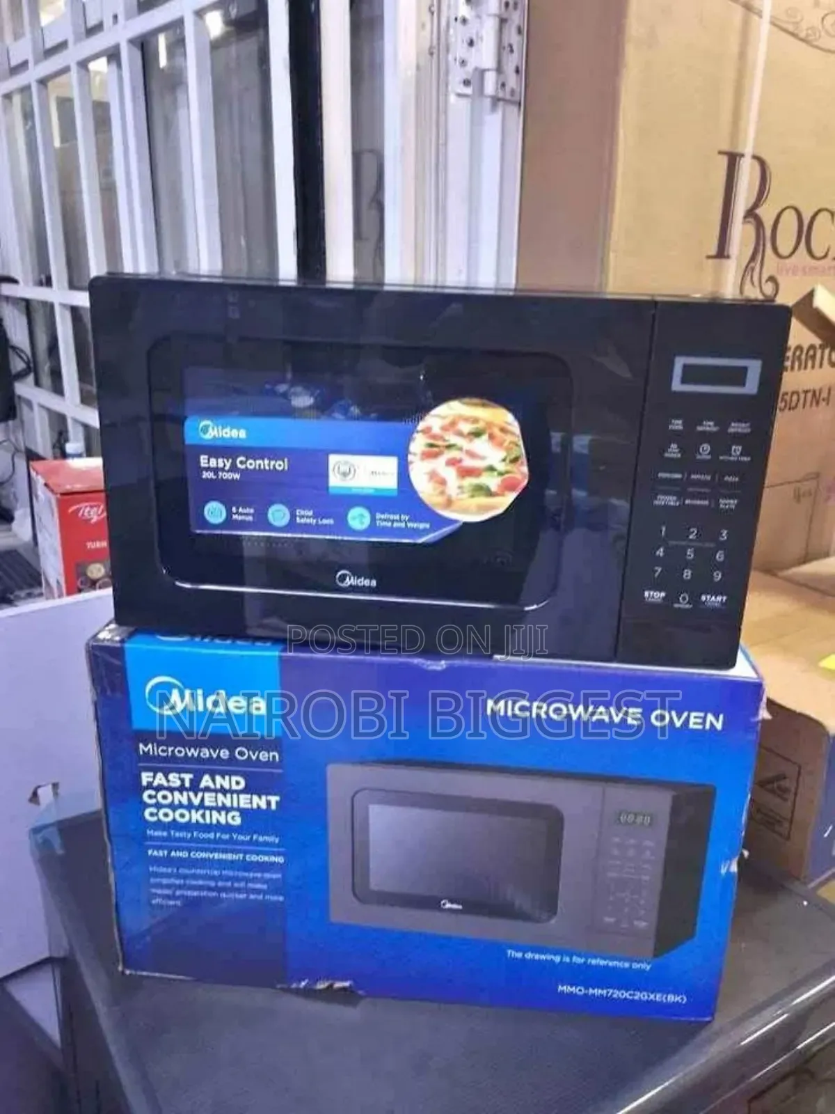 Midea 20l Black Digital Microwave