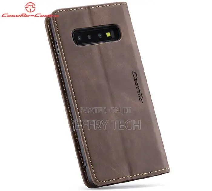 Samsung Galaxy S10 Plus Retro Wallet Kickstand Magnetic Flip