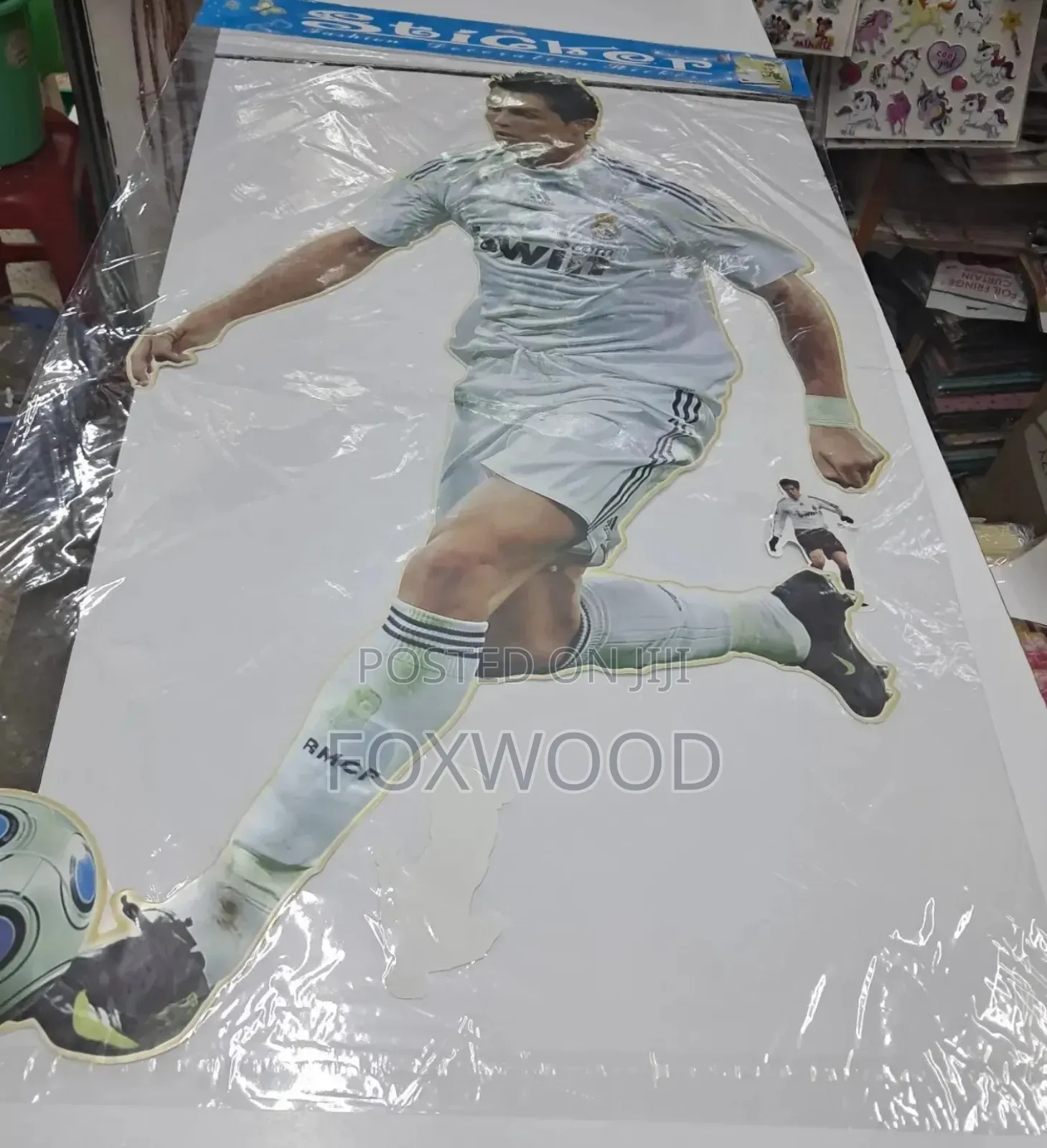 Super Star Football Players Wall Stickers