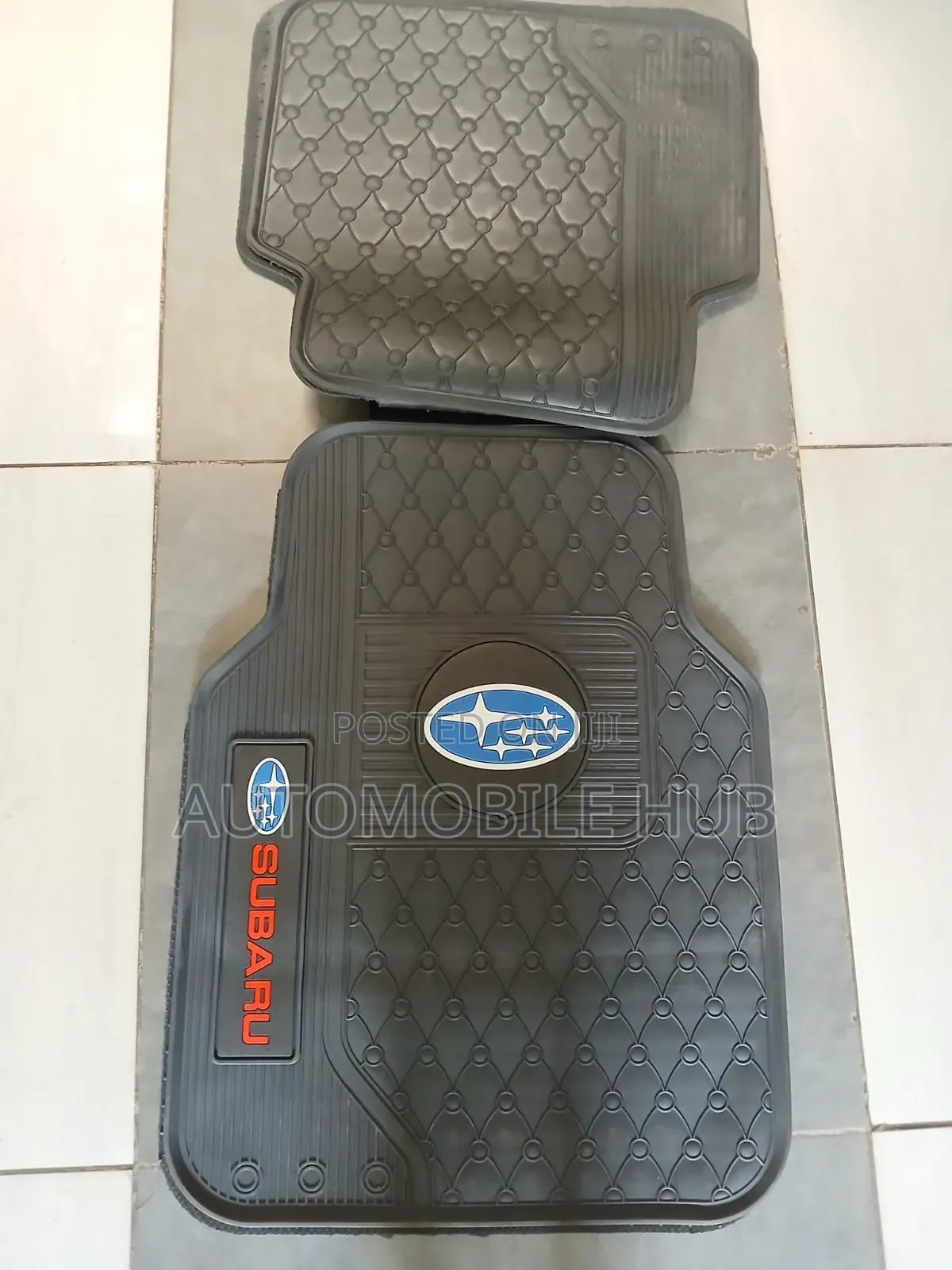 Subaru Floor Mats-Subaru Branded Floor Mats Black