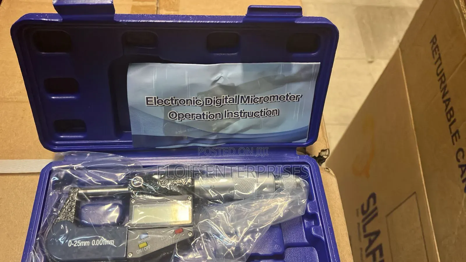 Micrometer Screw Gauge Digital, 0.001-25mm