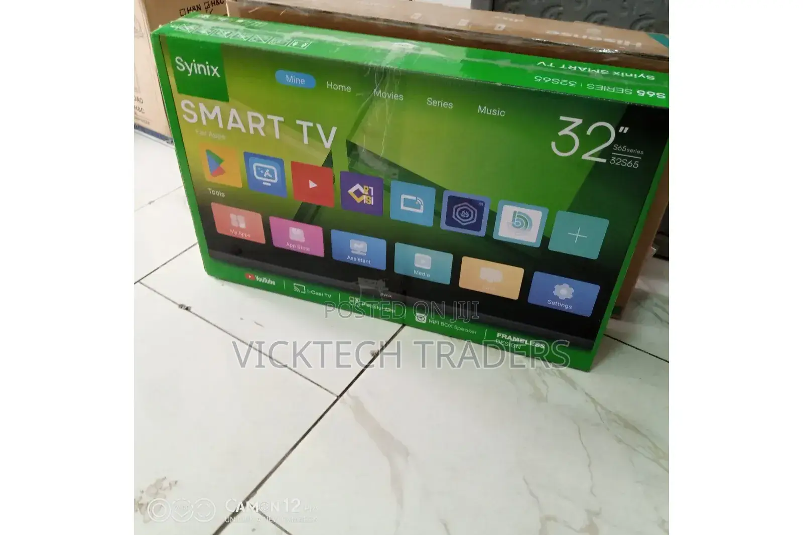 Syinix 32" 32S65 Smart and Frameless Tv