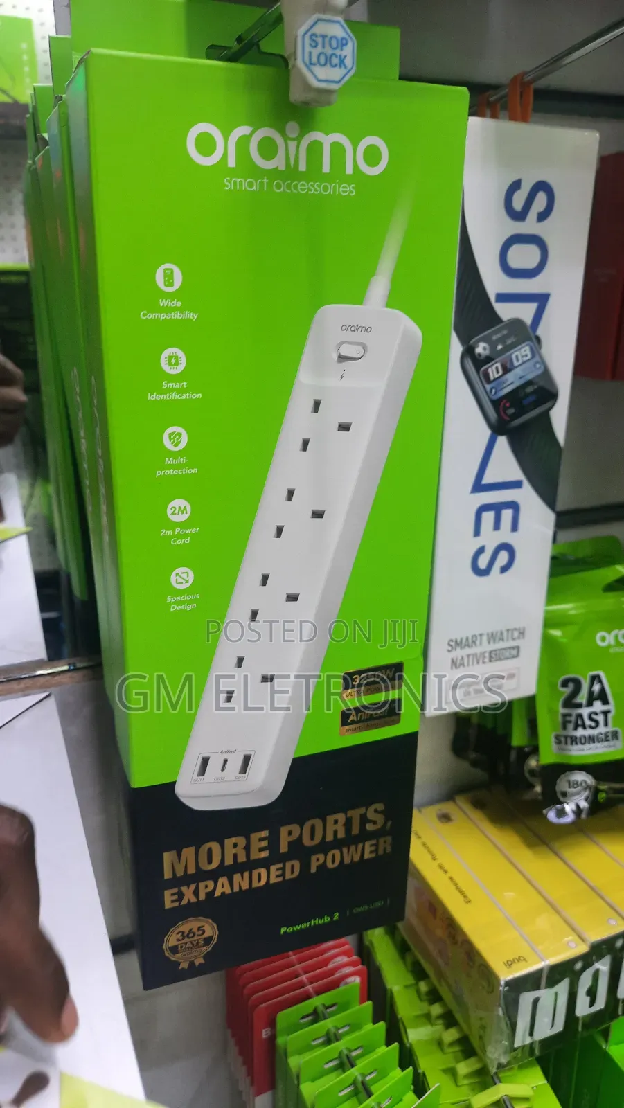 Oraimo Powerhub 2 Power Extension Cable.