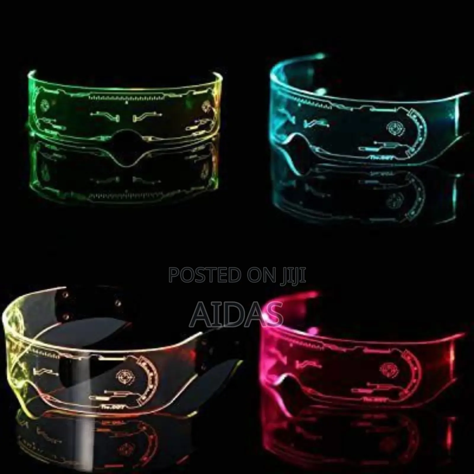 Futuristic LED Glasses
