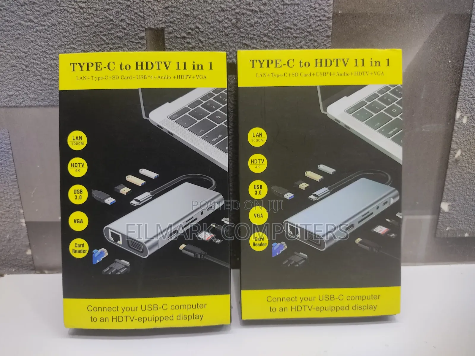 USB C Hub, USB C Adapter 11 in 1 Dongle With Hdmi, VGA