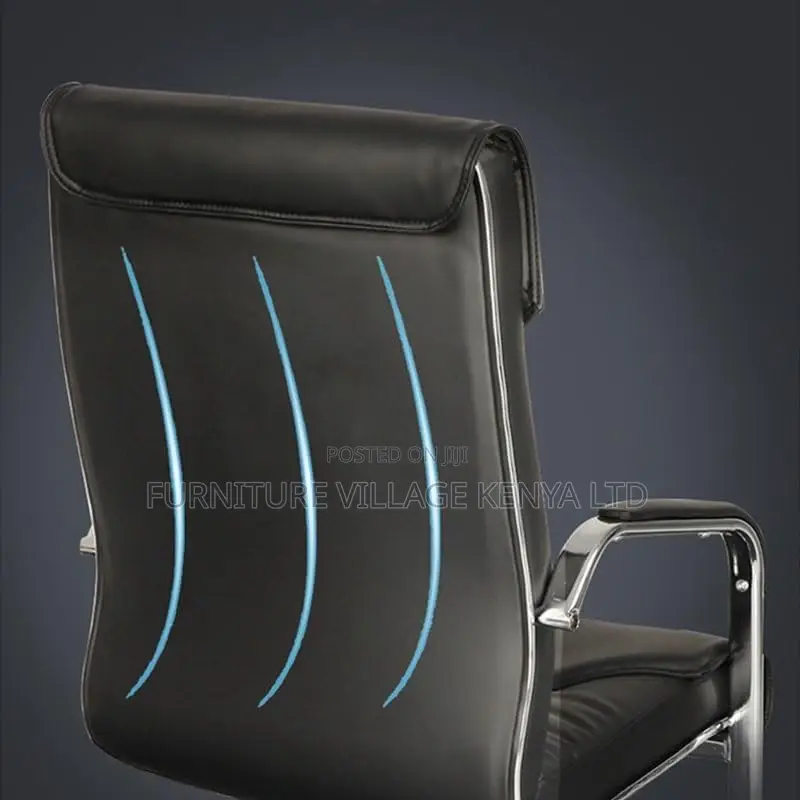 Office Chairs; Executive Guest Waiting Seat in Leather