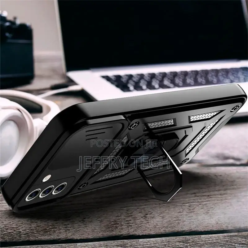 COOL Case for iPhone 15 Pro Max Hard Ring Black