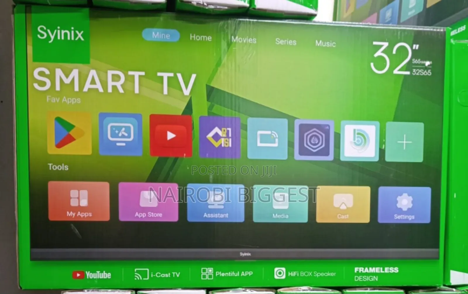 Syinix 32 Smart Frameless Television