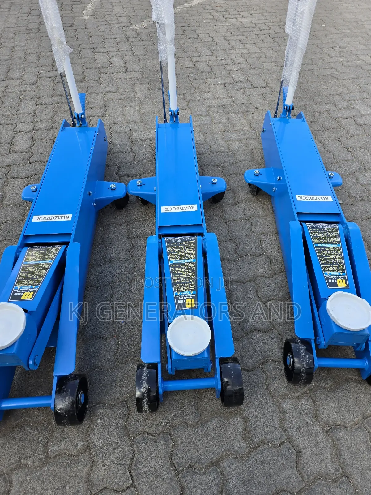 Ten Tonnes Trolley Jack (Blue)