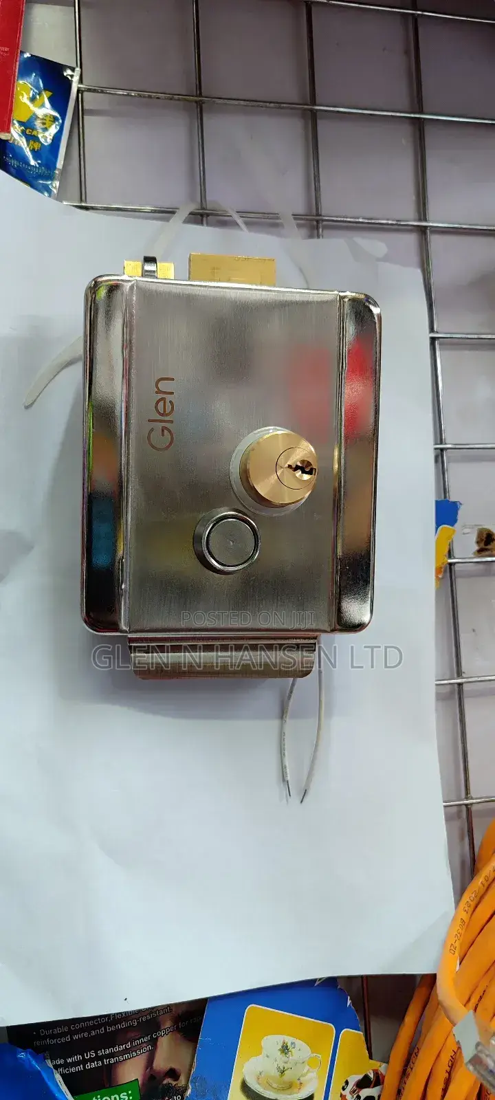 Glen Electric Rim Lock