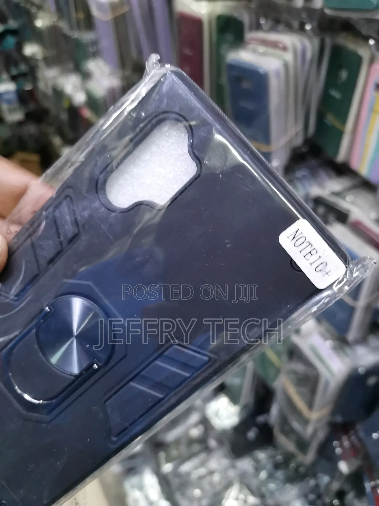 Samsung Galaxy Note 10+ Case,Grade Metal Ring Holder