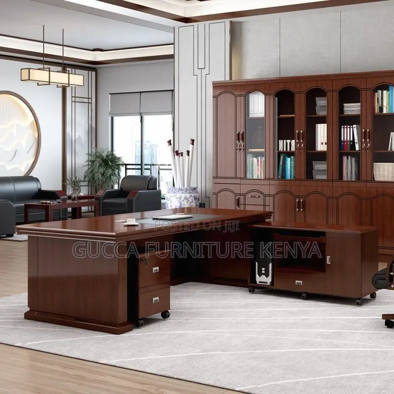 Office Tables:2 Meters Executive Desk With Lockable Drawers