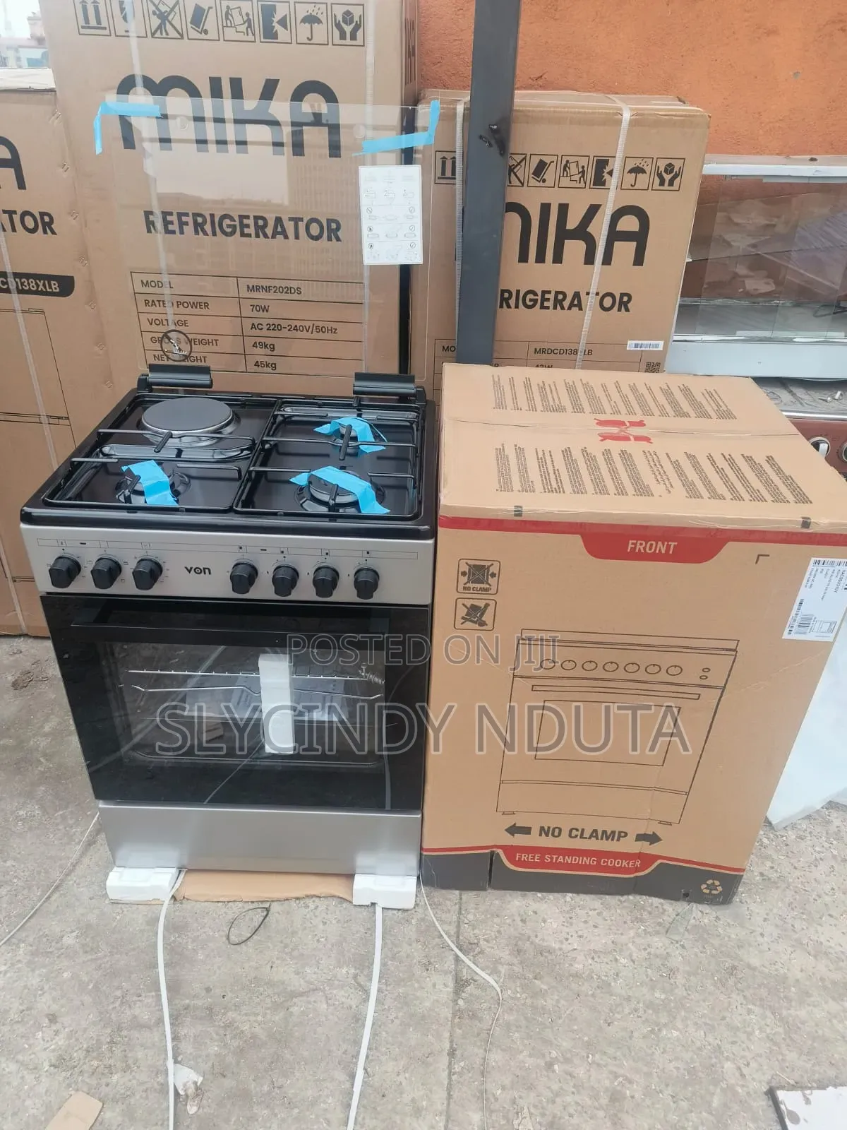 Von Free Standing Cooker